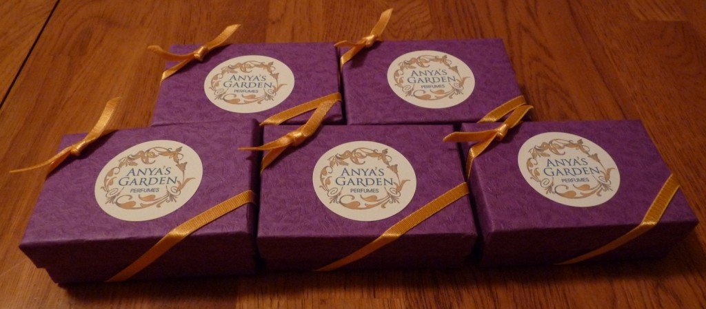 The finished sample boxes, ready to be shipped.